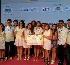 Έτοιμοι να κατακτήσουν την Ευρώπη  οι μαθητές-επιχειρηματίες της Πιερίας  με τον έξυπνο, χαμογελαστό κάδο τους «Smileybin» 