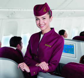 Η Qatar Airways αναζητά αεροσυνοδούς και φροντιστές καμπίνας στην Αθήνα στις 12 Νοεμβρίου