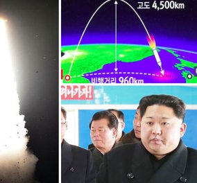 Παγκόσμια ανησυχία: "Ο πύραυλος που εκτοξεύσαμε μπορεί να πλήξει τις ΗΠΑ στο σύνολο τους" δηλώνει η Βόρεια Κορέα (ΦΩΤΟ)