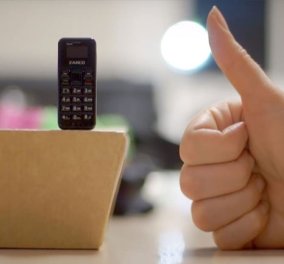 Σε μέγεθος αντίχειρα το μικρότερο κινητό τηλέφωνο του κόσμου- Το Μάιο ξεκινούν οι πωλήσεις