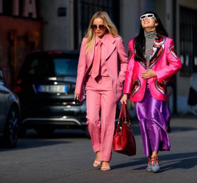96 Street style Mιλάνο: Θαυμάστε τις γυναίκες που απλά ντύθηκαν υπέροχα για να δουν τις επιδείξεις μόδας (ΦΩΤΟ)