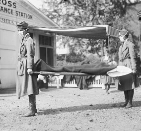 Vintage Story: 1918 - Η "Ισπανική γρίπη" σκοτώνει 50 εκ. ανθρώπους - Το 1/3 του πλανήτη νοσούσε & χανόταν σε 24 ώρες