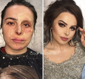  20+ απίστευτες μεταμορφώσεις με μακιγιάζ που αποδεικνύουν πως κάθε γυναίκα μπορεί να είναι "αστέρι του Χόλιγουντ"
