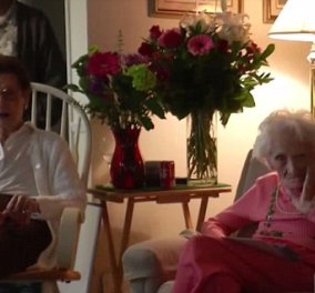 Top women δύο φίλες: Γιόρτασαν τα 100 χρόνια τους! Η μια πίνει τις μπύρες, τρώει - Η άλλη υπεραισιόδοξη 