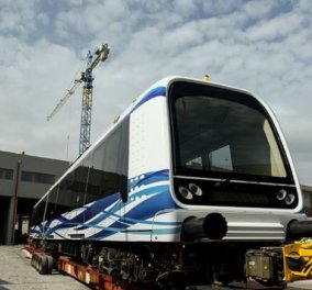 Good news: Επιτέλους! Τα νέα λευκά βαγόνια του μετρό Θεσσαλονίκης (φωτό) 