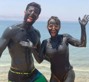 Ηλίας Γκότσης – Σόφη Πασχάλη, το ζευγάρι μέσα στη λάσπη: Απολαμβάνουν το περιπετειώδες ταξίδι τους στην Ιορδανία