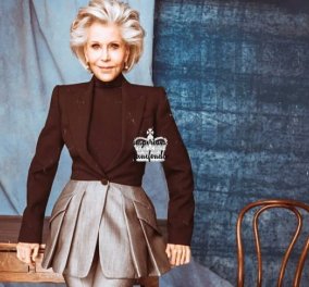 Η μόδα δεν κλείνεται σπίτι & το Elle έχει φανταστικό εξώφυλλο την 82χρονη Τζέιν Φόντα με ένα φοβερό σύνολο - επιτομή κομψότητας (φωτό)