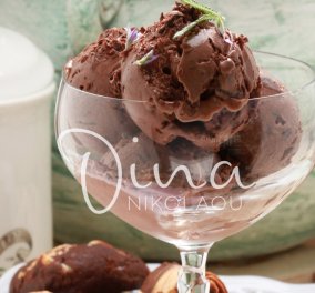 Υπέροχο σορμπέ σοκολάτας από τα χεράκια της Ντίνας Νικολάου - Δροσιά & απόλαυση χωρίς τα λιπαρά του παγωτού