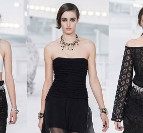 Το fashion show του οίκου Chanel στην Εβδομάδα μόδας του Παρισιού: Με αέρα παλιού Hollywood & μοντέλα σαν από ταινία του Γκοντάρ (φωτό- βίντεο)