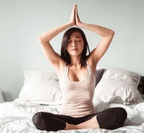  Όνειρα γλυκά : 5 απλές ασκήσεις γιόγκα για τον πιο ήσυχο & ξεκούραστο ύπνο - Τέλος στο στρες & την αϋπνία (φώτο) 