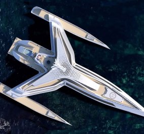 Moιάζει με διαστημόπλοιο της θάλασσας: Αυτό το σούπερ γιοτ με την τριπλή πρόσοψη ήρθε από το Star Wars - Υπέροχο (φωτο) 