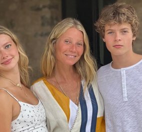 Η Gwyneth Paltrow σε σπάνια πόζα με την εντυπωσιακή κόρη της και τον γιο της - ο γοητευτικός δεύτερος σύζυγος (φωτό)