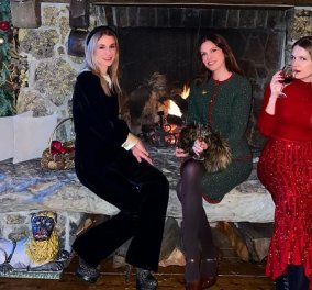 Τα Χριστούγεννα της Ευγενίας Νιάρχου στο St Moritz: Με την κουνιάδα της Ντάσα & την αδερφή της Ηλέκτρα στο ξενοδοχείο της οικογένειας (φωτό)