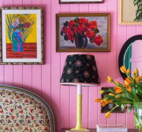 Ανανεώστε τους αγαπημένους προσωπικούς σας χώρους με τα χρώματα της μόδας - Βάψτε τους τοίχους με κόκκινο, Bubble Gum & Blush pink 