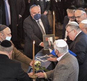 Μωυσής Ελισάφ: Συγκίνηση και πλήθος κόσμου στο τελευταίο αντίο - Η κηδεία έγινε στην Εβραϊκή Συναγωγή Ιωαννίνων (φωτό - βίντεο)