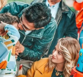 Τζένη Θεωνά - Δήμος Αναστασιάδης: Ο γιος τους έγινε 4 ετών και το γιόρτασαν! - Δείτε φωτογραφίες από το πάρτι γενεθλίων