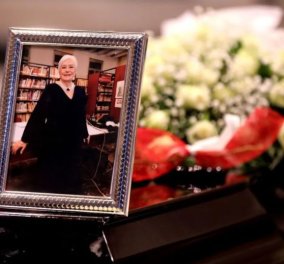 Κηδεία Κατερίνας Χέλμη: Σε βαρύ κλίμα το τελευταίο "αντίο" στη σπουδαία ηθοποιό - Ποιοι έδωσαν το "παρών"