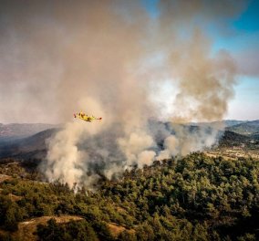Πυρκαγιές: Προσπάθεια να μην πάει η φωτιά στον δρυμό της Πάρνηθας - Καλύτερη εικόνα σε Δερβενοχώρια & Λουτράκι, μικρές αναζωπυρώσεις στη Ρόδο (βίντεο)