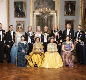 Εξαιρετικό γκαλά για τους royals της Σκανδιναβίας! Με γοργόνα έμοιαζε η πριγκίπισσα Βικτώρια αλλά η βυσσινί τουαλέτα της Άννας Μαρίας ήταν θεϊκή (φωτό - βίντεο)