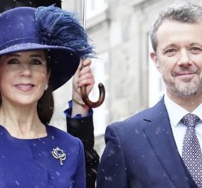 Πρώτη εμφάνιση του νέου βασιλιά της Δανίας, Φρέντερικ με τη Βασίλισσα! To total cobalt blue outfit της Mary (φωτό) - Κυρίως Φωτογραφία - Gallery - Video