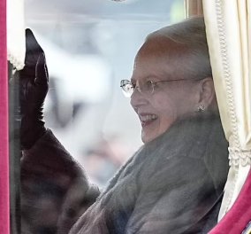 Η Βασίλισσα Μαργκρέτε χαιρετάει για τελευταία φορά το πλήθος - Δείτε live από την Κοπεγχάγη - Κυρίως Φωτογραφία - Gallery - Video