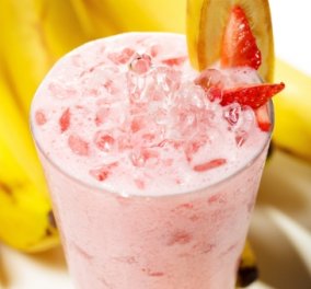 Smoothie με φράουλα και μπανάνα-Το καλύτερο πρωινό ξεκίνημα από τον μέγιστο σεφ Γιάννη Λουκάκο - Κυρίως Φωτογραφία - Gallery - Video