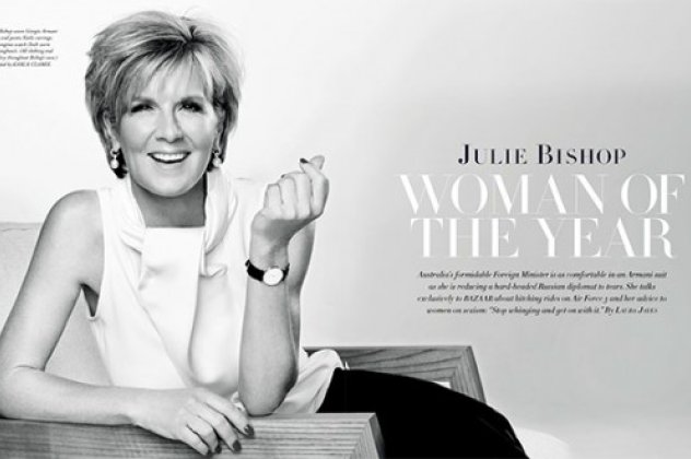 Γυναίκα της Χρονιάς η Αυστραλή υπουργός Εξωτερικών Τζούλι Μπίσοπ - ''Μην θεωρείτε τον εαυτό σας θύμα γιατί θα πάτε σταθερά στον κατήφορο'' - Κυρίως Φωτογραφία - Gallery - Video