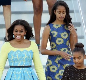 Η Αγγλία υποδέχεται επίσημα την Μισέλ Ομπάμα & τις κόρες της - Τσάι με τον πρίγκιπα Χάρυ & επίσκεψη στο Νο 10