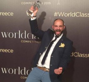 Ο Μανώλης Λυκιαρδόπουλος World Class Bartender of the Year 2015! Φώτο - Όλη η μαγευτική τελετή  