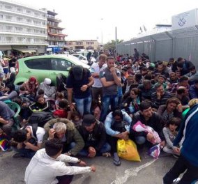 Βίντεο από τη Μυτιλήνη: Συμπλέκονται & μαχαιρώνονται μεταξύ τους οι μετανάστες