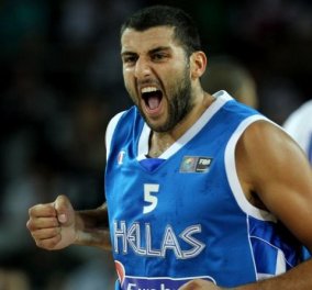 Eurobasket 2015: O ξέφρενος πανηγυρισμός του Μπουρούση