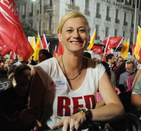 Η Ραχήλ Μακρή υποψήφια βουλευτής με τη ΛΑΕ έστρωσε «κόκκινο χαλί» και αποθέωσε τη Ζωή  
