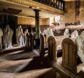 Αγάλματα - φαντάσματα μέσα σε εκκλησία - Ο πιο τρομακτικός ναός φοβίζει αντί να ηρεμεί   