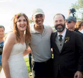 Ο Ομπάμα πήγε ακάλεστος σε γάμο & η νύφη έβαλε τα κλάματα (φώτο & βίντεο) – Ο γαμπρός;