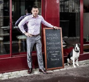 Το αφεντικό "γαβγίζει": Διάσημο εστιατόριο υποδέχεται σκύλους άλλα όχι τραπεζικούς - Δείτε γιατί 