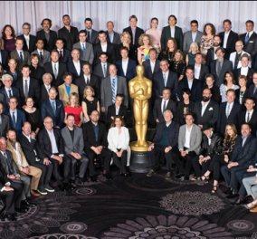 Η "οικογενειακή" φωτό των υποψηφίων για τα Όσκαρ 2016! Ο Λεονάρντο Ντι Κάπριο που είναι; Τον βρήκατε; 