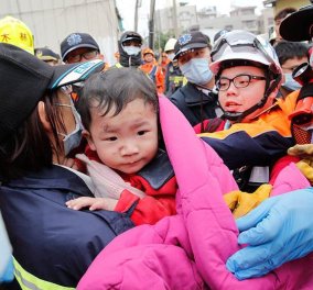 Συγκλονιστικές εικόνες από τον τρομακτικό σεισμό στην Ταιβάν: Τα 6,4 ρίχτερ γκρέμισαν κτίρια, ισοπέδωσαν σπίτια και σκότωσαν 18