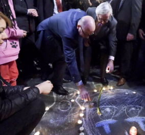 Κεντρική πλατεία - Βρυξέλλες: Ζαν Κλοντ Γιούνκερ & Σαρλ Μισέλ τιμούν τα θύματα των επιθέσεων  