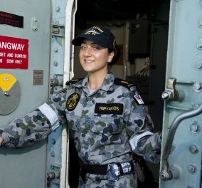 Top Woman η Ελληνοαστραλέζα Kathy Kiryakos - Υπηρετεί στο Βασιλικό Ναυτικό της Αυστραλίας