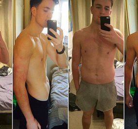 Ο 24χρονος Michael έχασε 12 κιλά τρώγοντας 3.000 θερμίδες τη μέρα - Δείτε πώς έγινε