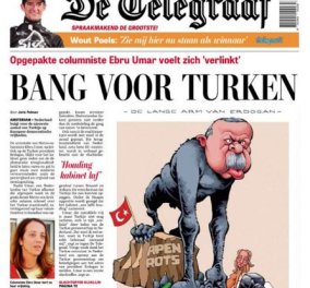 Πίθηκο  με μακρύ χέρι δείχνει τον Ερντογάν Ολλανδική εφημερίδα - Γιατί συνέλαβαν την δημοσιογράφο;  