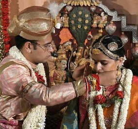 Βασιλικός γάμος στην Ινδία: Ο  μαχαραγιάς παντρεύτηκε την αγέλαστη "Βικτόρια Μπέκαμ"   