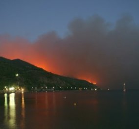 Δύσκολη μάχη των πυροσβεστών με τις μεγάλες πυρκαγιές σε Εύβοια, Ρέθυμνο και Τζια - Τεράστιες οι καταστροφές