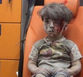 Η πιο σκληρή φωτό του πολέμου στην Συρία: Αιματοβαμμένος 5χρονος συγκινεί όλον τον πλανήτη