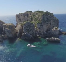 Αποκλ. Φωτό με drone που κόβουν την ανάσα πάνω από το νησάκι Δίας - Κόσμημα του Ιονίου & της Κεφαλλονιάς 