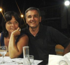 Με την σύζυγο του Ρωρώ αγκαλίτσα ο Ευκλείδης Τσακαλώτος (φωτό) από τις διακοπές τους στην Πρέβεζα