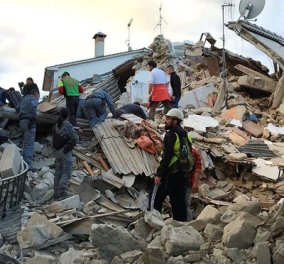 Βίντεο τράβηξε την ώρα του φονικού σεισμού κάτοικος του χωριού που καταστράφηκε στην Ιταλία