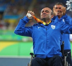 Good news: Ο "χρυσός" Παραολυμπιονίκης Θανάσης Κωνσταντινίδης θα είναι ο σημαιοφόρος της Ελλάδας στην τελετή λήξης 