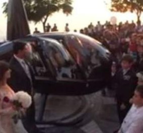 Εγγονός Ιταλού «νονού» της μαφίας  προκάλεσε κομφούζιο & σταμάτησε την κυκλοφορία για να κάνει είσοδο με ελικόπτερο στο γάμο του