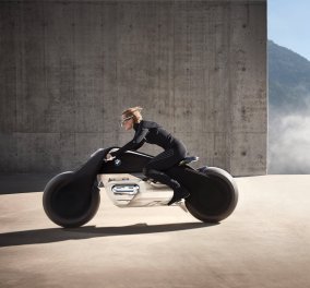 Η BMW παρουσίασε την πιο φουτουριστική, οικολογική και ασφαλή μοτοσυκλέτα που έχει δημιουργηθεί ποτέ
